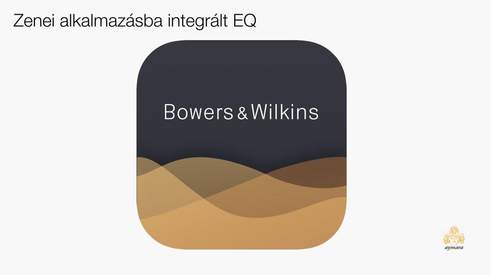 B&W Music App integrált EQ-val