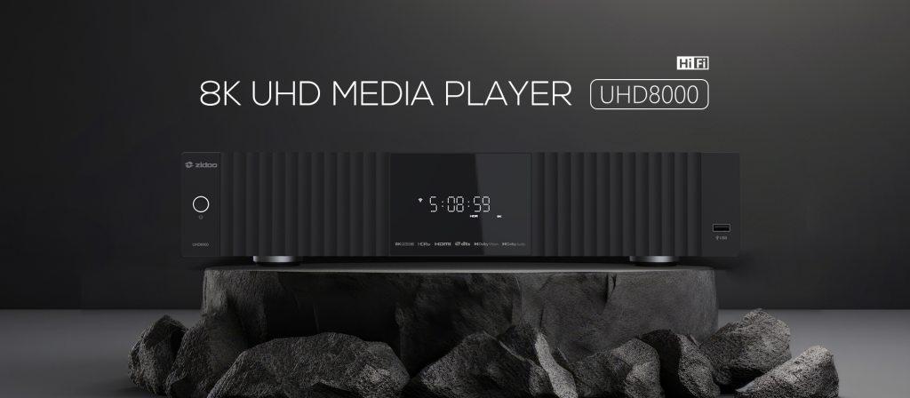 Zidoo UHD8000, 8K high-end médialejátszó